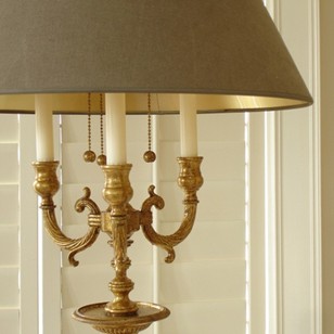 Bespoke bouillotte floor lamp Rive Gauche